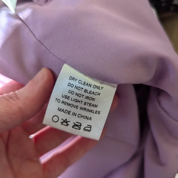 Azazie Women's Size S Lavender Maxi Bridesmaid Dress - Picture 9 of 10